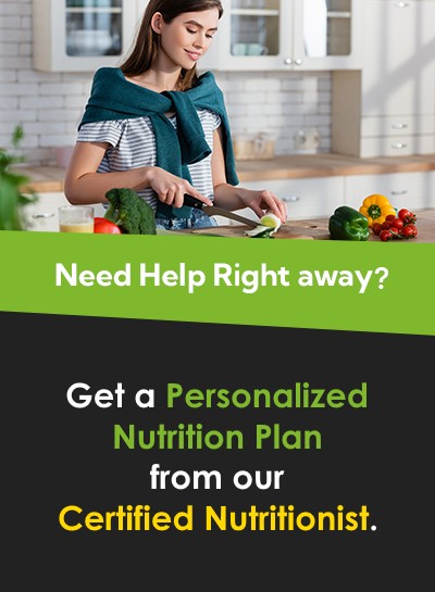 Get a personalized nutrition plan from our certified nutritionist.